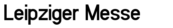 Leipziger Messe font preview